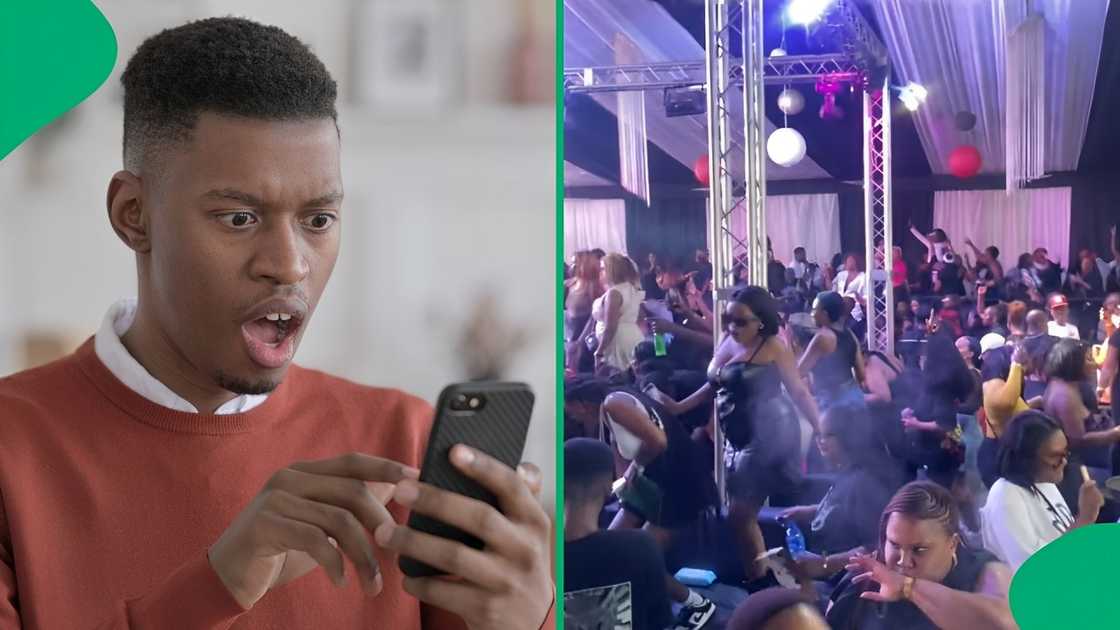 Capitec employees turned up at a lit year-end party