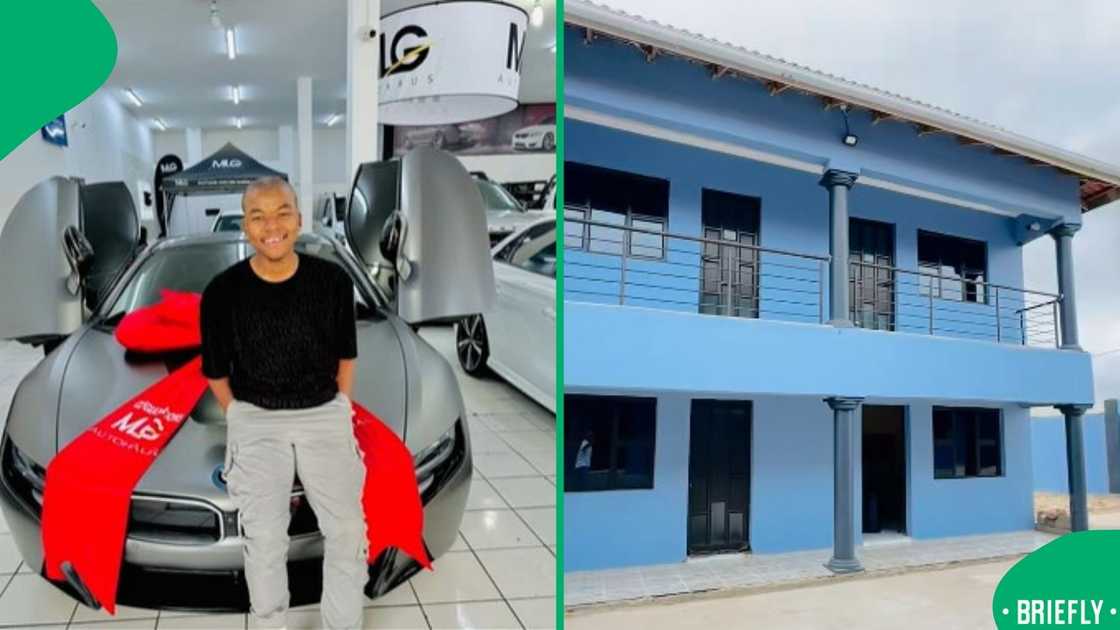 The visual on the left captured the rental rooms he owns