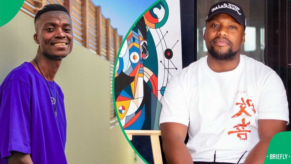 DJ Chymamusique received a visit from King Monada DJ Chymamusique received a visit from King Monada