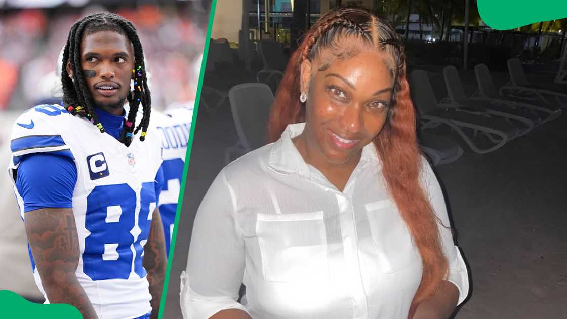 NFL star CeeDee Lamb and his mother, Leta Ramirez NFL star CeeDee Lamb and his mother, Leta Ramirez