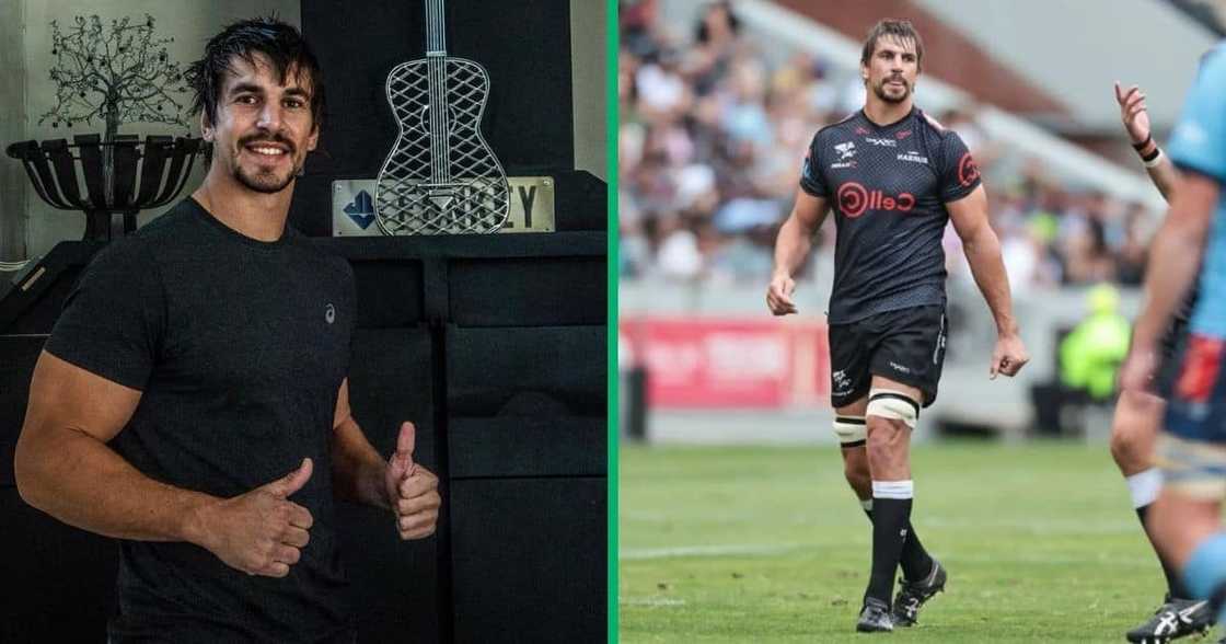 Springboks' Eben Etzebeth stunned fans by flying in economy-class