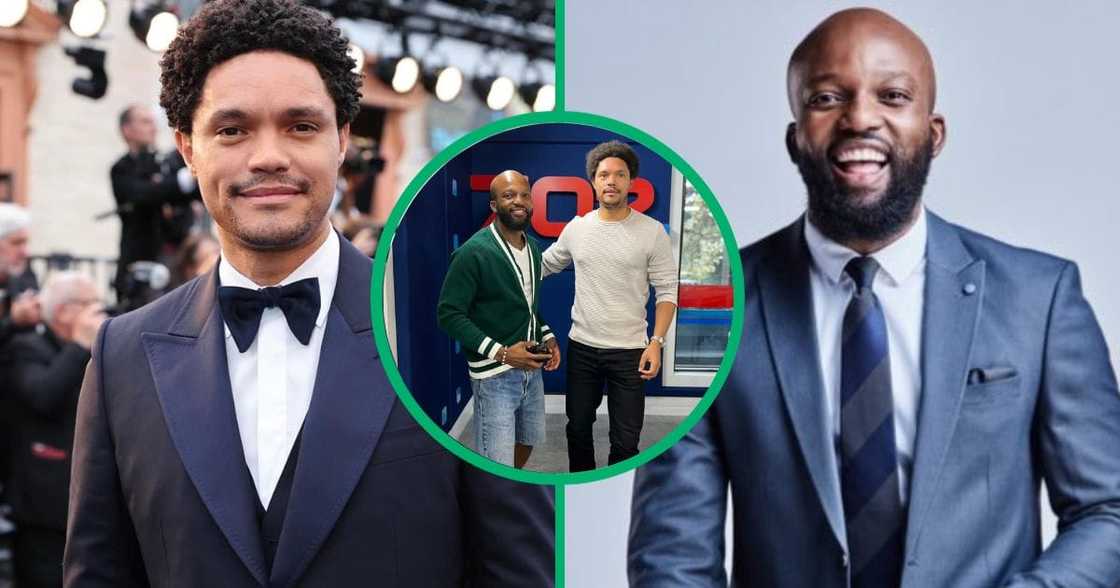 Trevor Noah was interviewed by Clement Manyathela on 'The Clement Manyathela Show' on Radio 702. Trevor Noah was interviewed by Clement Manyathela on 'The Clement Manyathela Show' on Radio 702.
