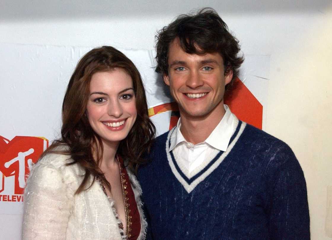 Actors Anne Hathaway and Hugh Dancy