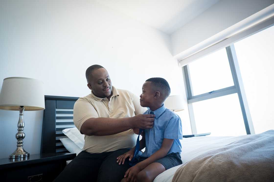 A stepdad and hid kid went viral