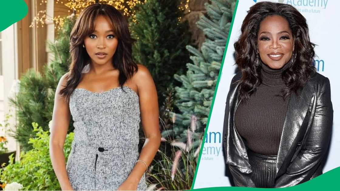 Oprah Winfrey was amazed that Thando Dlomo had never seen roller sets Oprah Winfrey was amazed that Thando Dlomo had never seen roller sets
