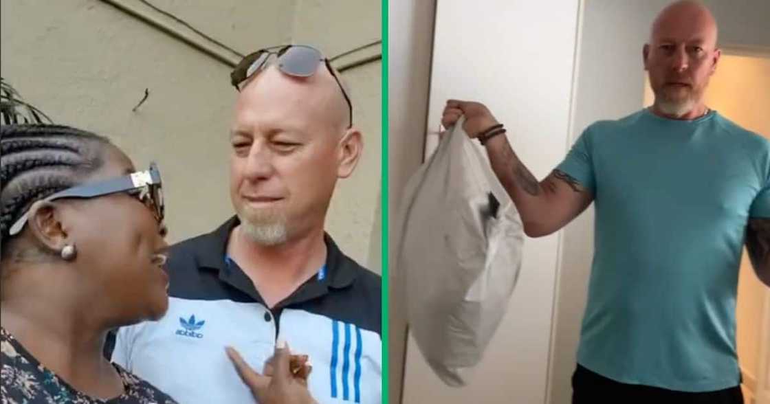 A wife has been caught red handed by her husband for shopping online. A wife has been caught red handed by her husband for shopping online.