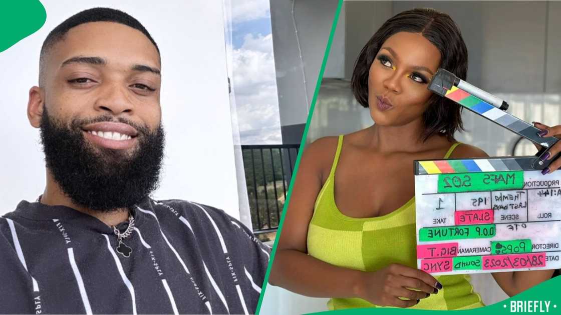 Nkululeko Mahlangu showed off his alleged fiancée