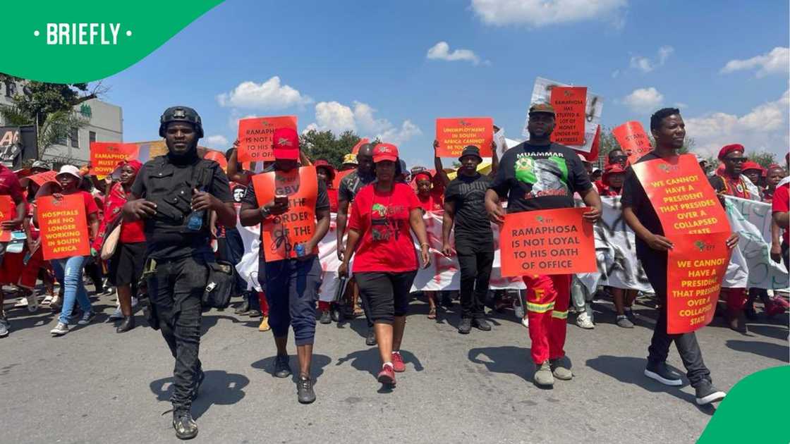 EFF regional leader killed in police crossfire during service delivery protest