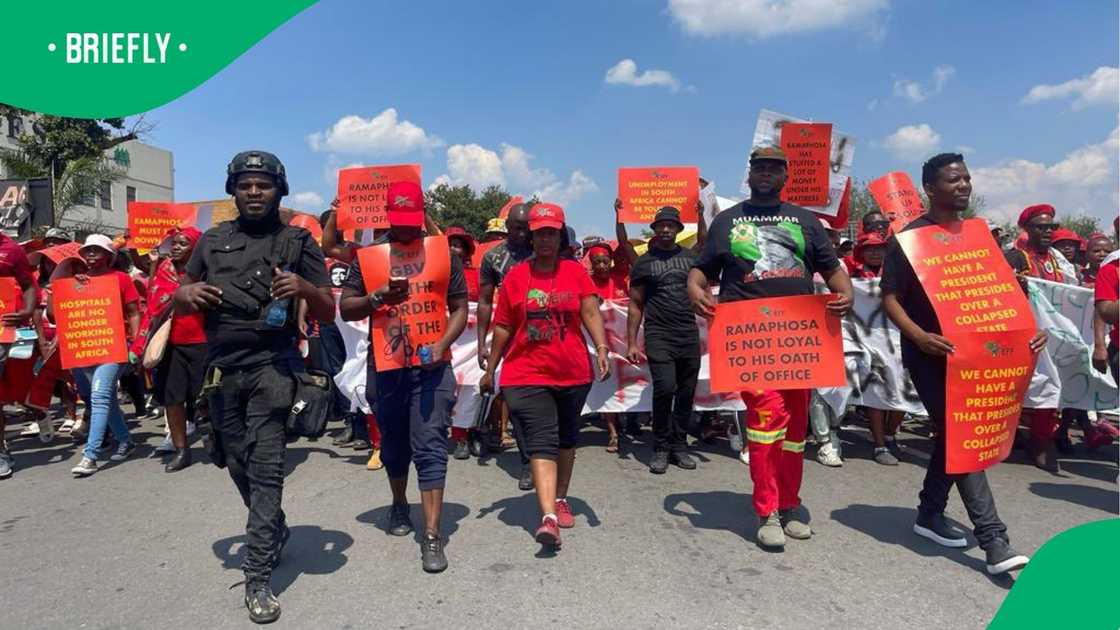 EFF regional leader killed in police crossfire during service delivery protest EFF regional leader killed in police crossfire during service delivery protest