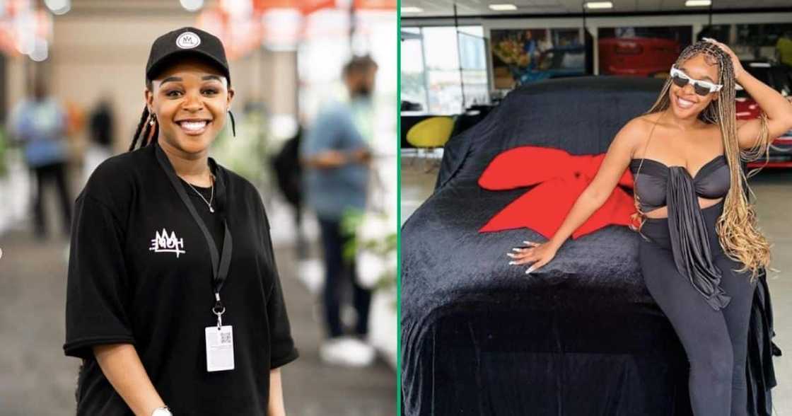 Mbalenhle Mavimbela revealed that she bought a new car Mbalenhle Mavimbela revealed that she bought a new car