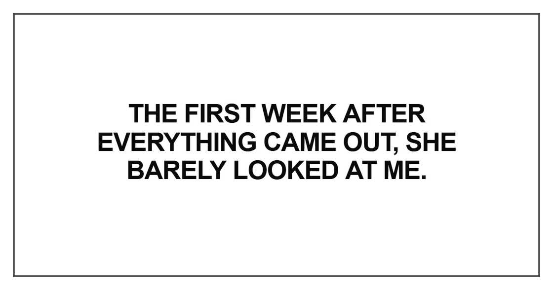 the first week after everything