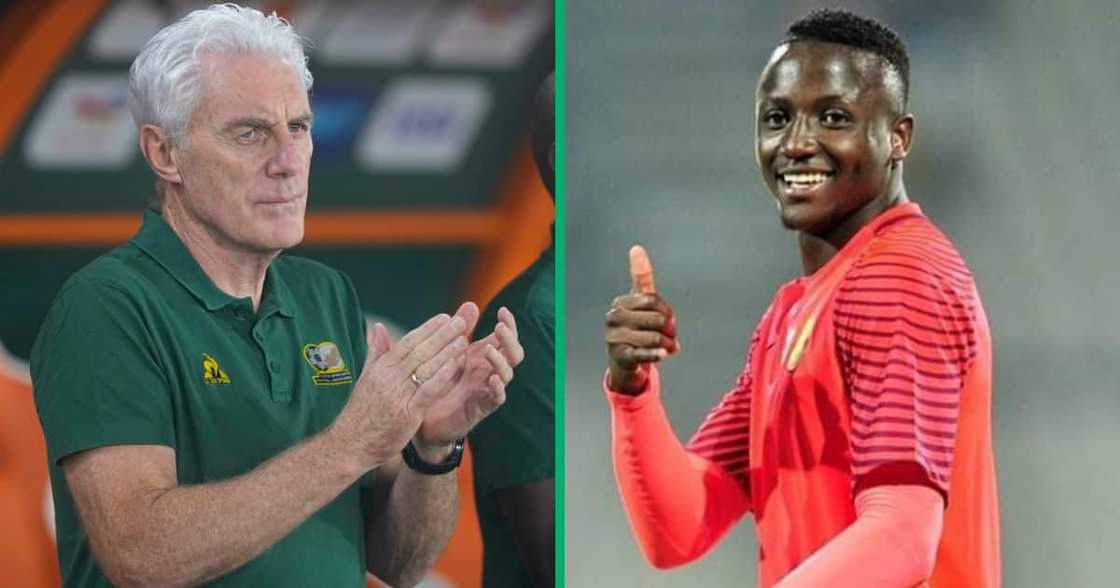 Bafana Bafana coach Hugo Broos selected Kaizer Chiefs goalkeeper Bruce Bvuma in his squad for Fifa Series matches Bafana Bafana coach Hugo Broos selected Kaizer Chiefs goalkeeper Bruce Bvuma in his squad for Fifa Series matches
