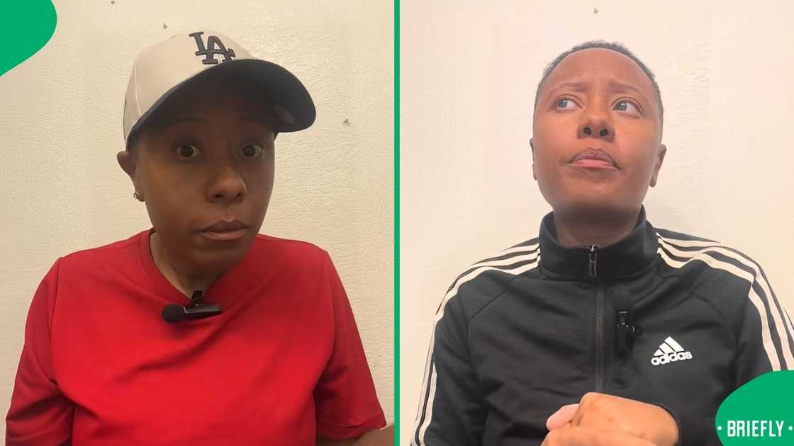 An American woman spoke about South Africa. An American woman spoke about South Africa.