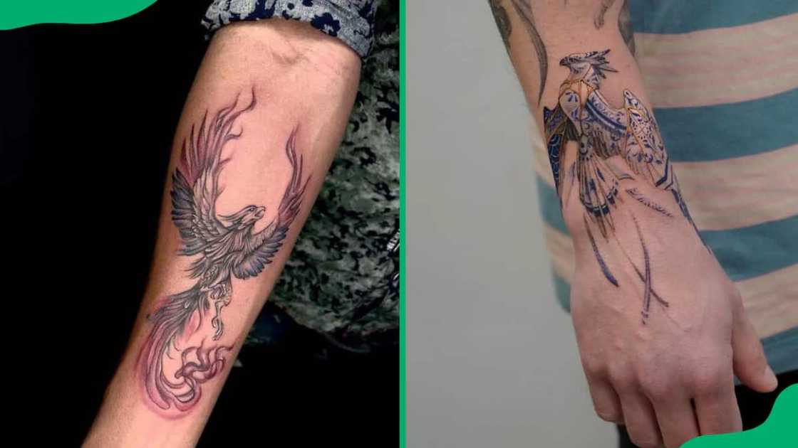 Phoenix hand tattoos Phoenix hand tattoos