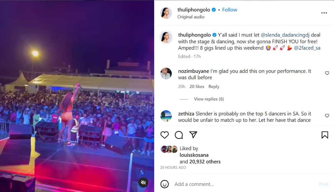 Thuli P listens to her fans advice Thuli P listens to her fans advice