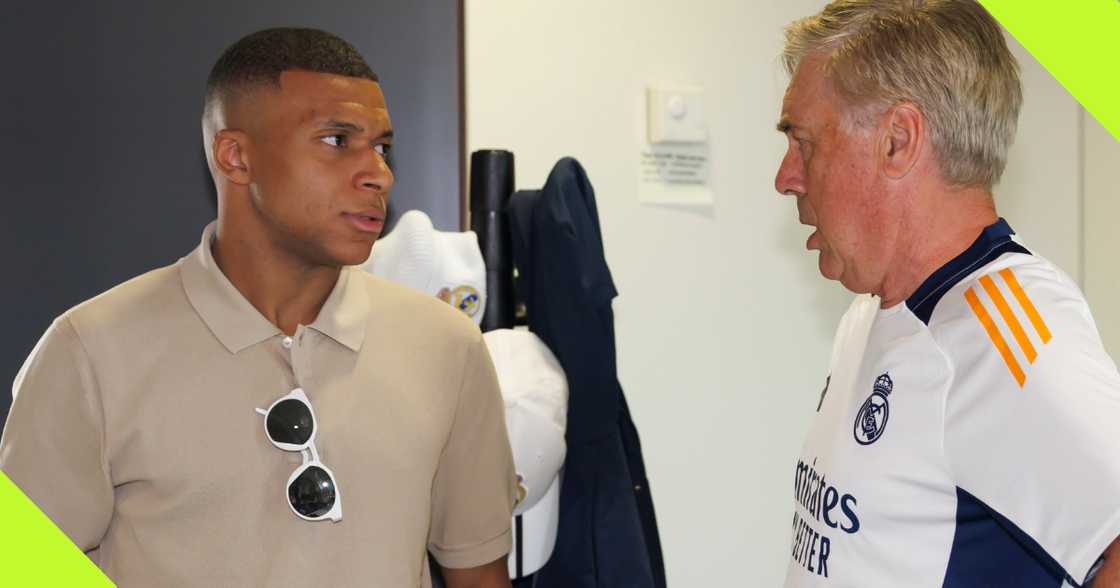 Carlo Ancelotti gave a candid response when asked where Kylian Mbappe fits in his line-up. Carlo Ancelotti gave a candid response when asked where Kylian Mbappe fits in his line-up.