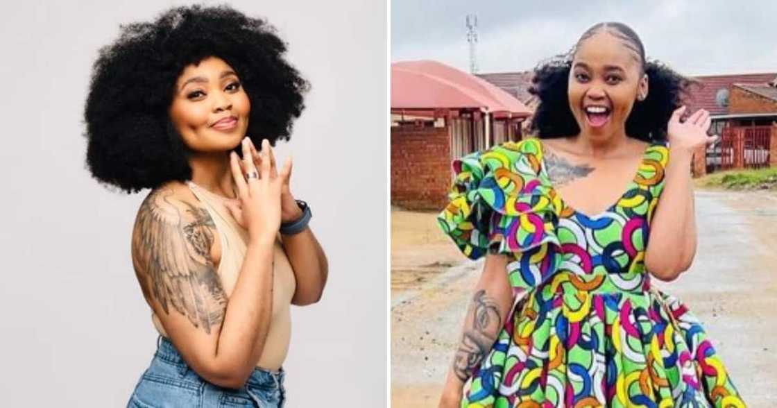 Mimo Mokgosi did not like a portrait made for her. Mimo Mokgosi did not like a portrait made for her.