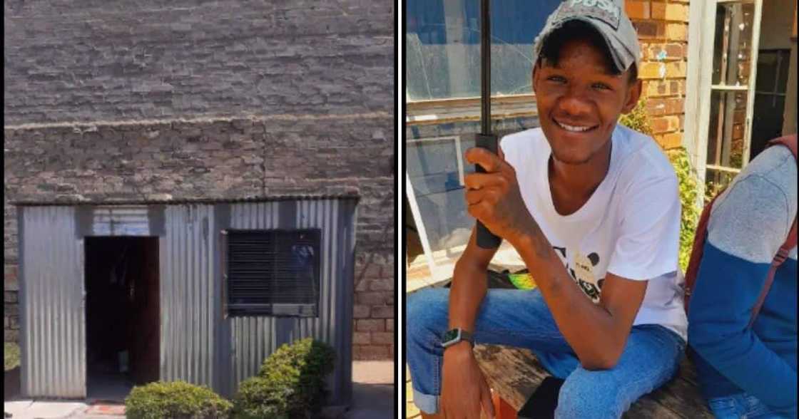 man decks out shack man decks out shack