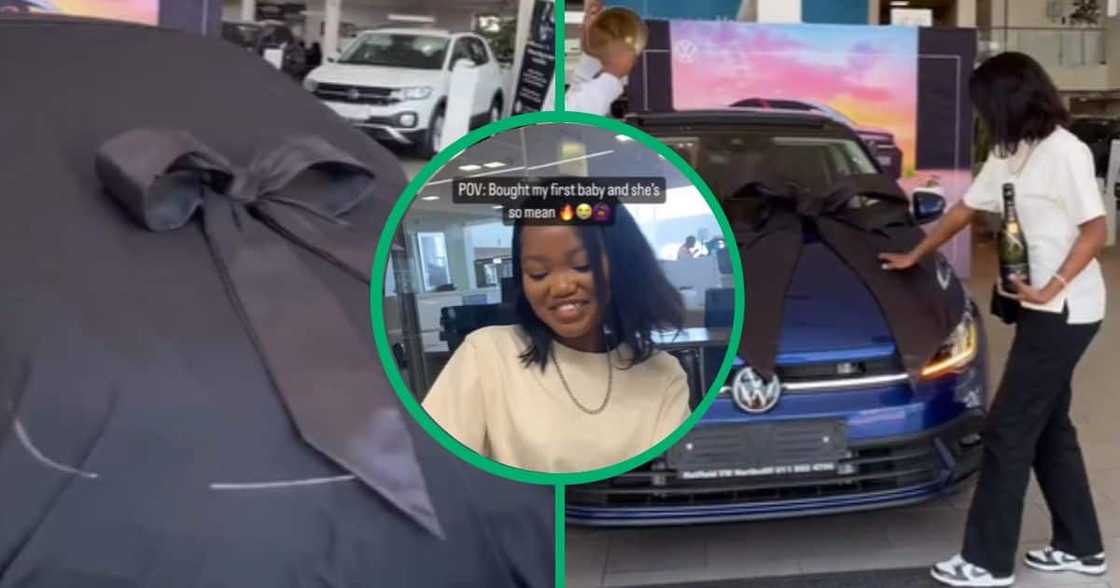 TikTok video of VW Polo as woman's first car TikTok video of VW Polo as woman's first car