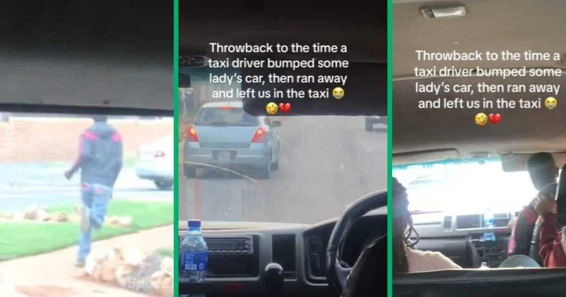 Taxi driver flees from accident he caused in TikTok video Taxi driver flees from accident he caused in TikTok video