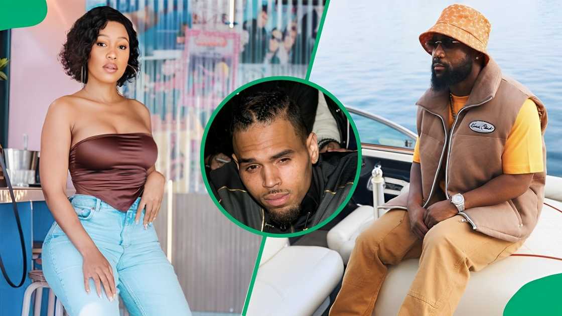 Chris Brown ignores SA celebs online