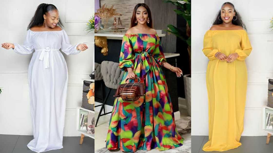 A-shape gown styles