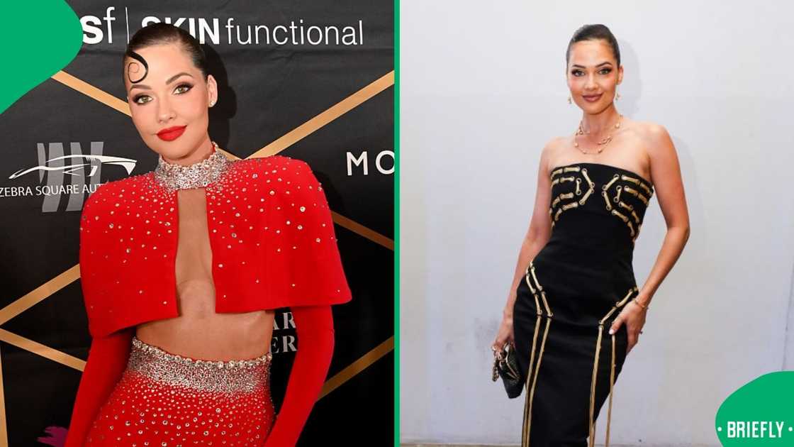 Natasha Vermaak attended an awards show and SA Fashion Week.