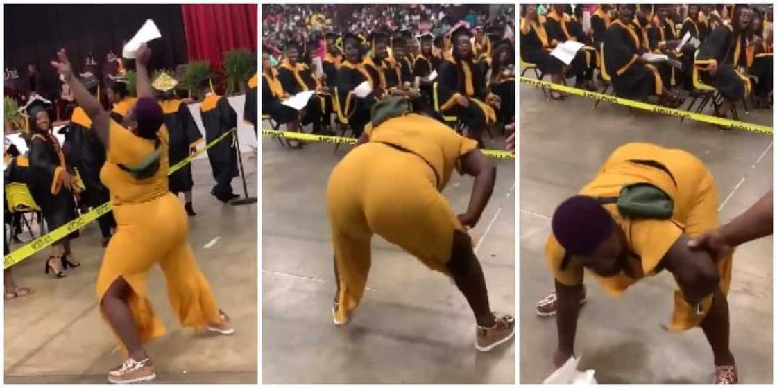 Mum, twerks, joy, son, graduation, video Mum, twerks, joy, son, graduation, video