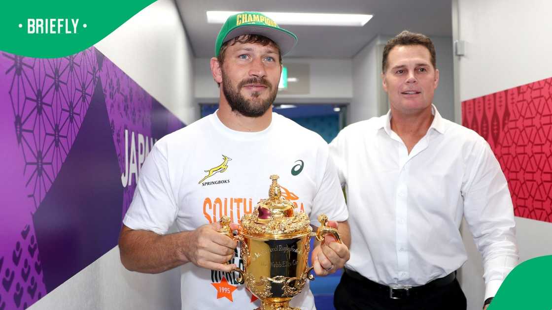 Frans Steyn, Rassie Erasmus, Springboks, South Africa Frans Steyn, Rassie Erasmus, Springboks, South Africa