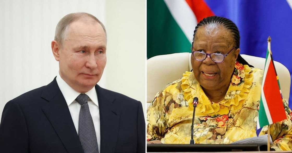 Minister Naledi Pandor slammed Russian President Vladimir Putin’s arrest warrant