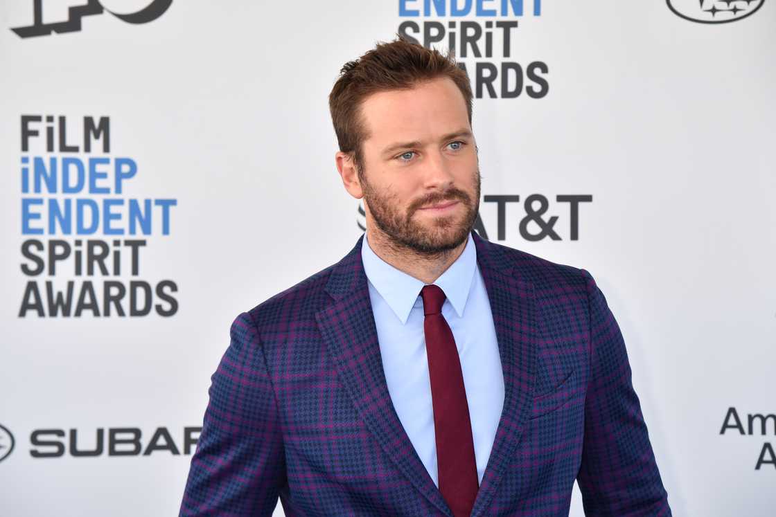 Armie Hammer at the Film Independent Spirit Awards