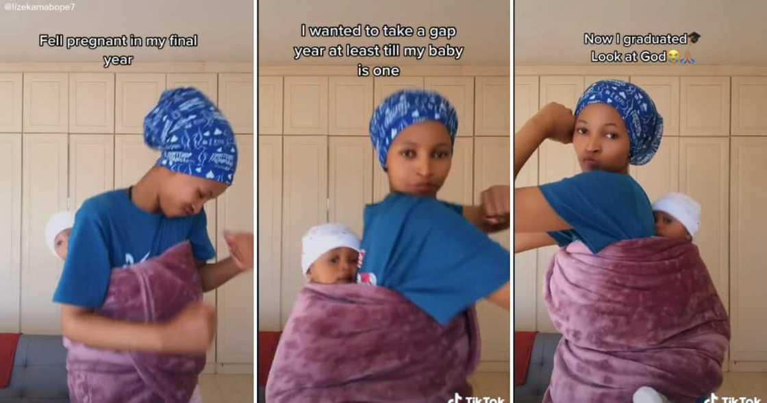A woman shared how she fell pregnant in the last year of her LLB degree. A woman shared how she fell pregnant in the last year of her LLB degree.