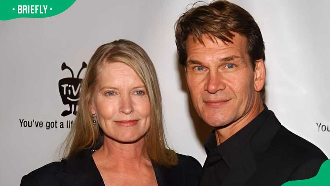 Lisa Niemi and Patrick Swayze at Partners Awards Gala