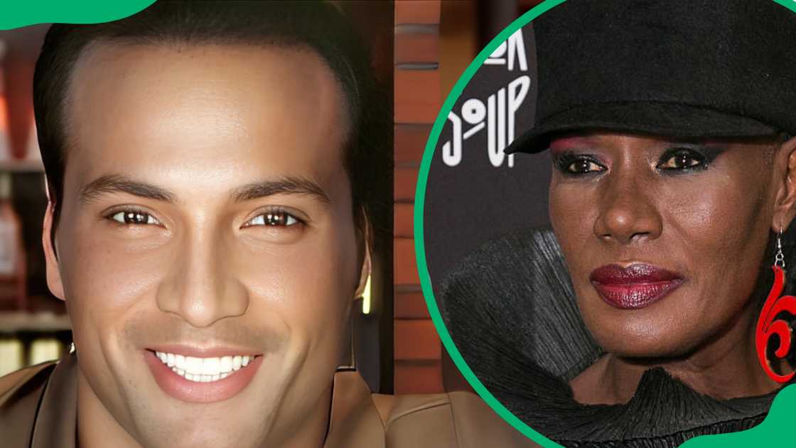 Atila Altaunbay and Grace Jones Atila Altaunbay and Grace Jones