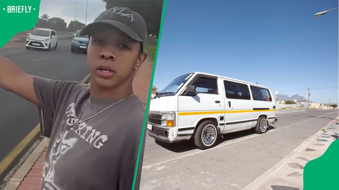 A woman from the US unveiled how she caught a taxi in a TikTok video. A woman from the US unveiled how she caught a taxi in a TikTok video.