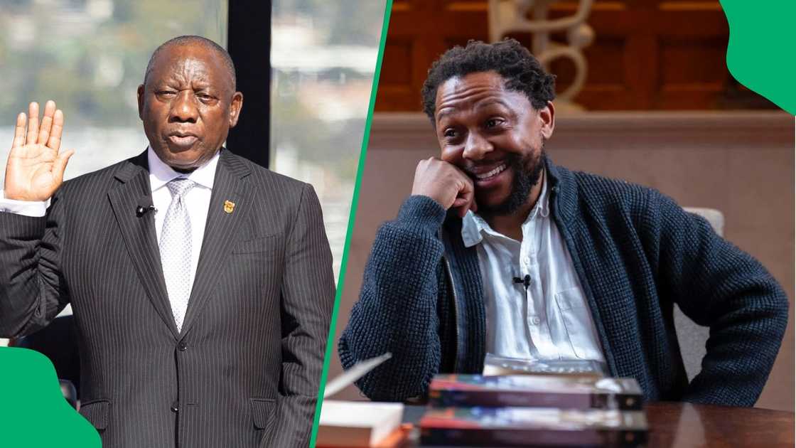 Mbuyiseni Ndlozi weighed in on Ramaphosa's tie Mbuyiseni Ndlozi weighed in on Ramaphosa's tie