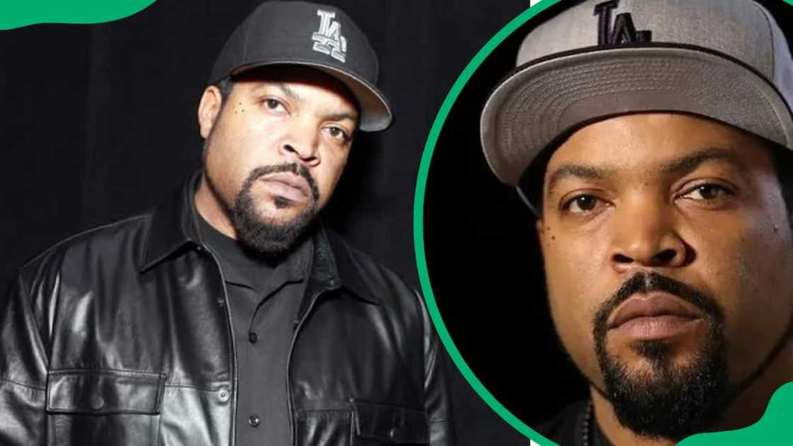 Ice Cube posing for a photo Ice Cube posing for a photo