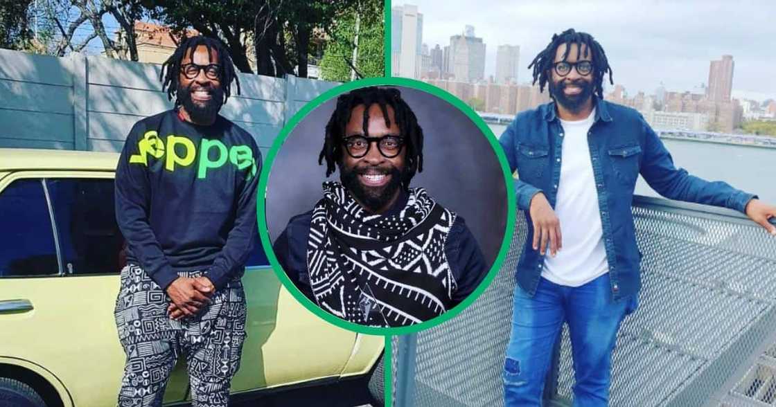 DJ Sbu embraces his hair DJ Sbu embraces his hair