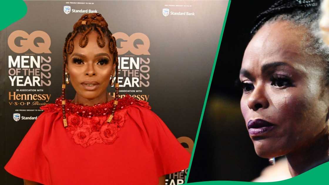 Unathi Nkayu has laid her father to rest. Unathi Nkayu has laid her father to rest.