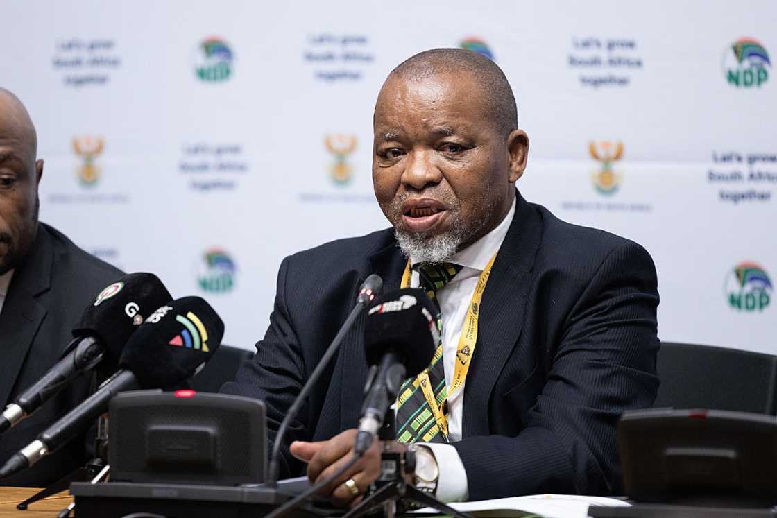 Gwede Mantashe is the acting police minister. Gwede Mantashe is the acting police minister.