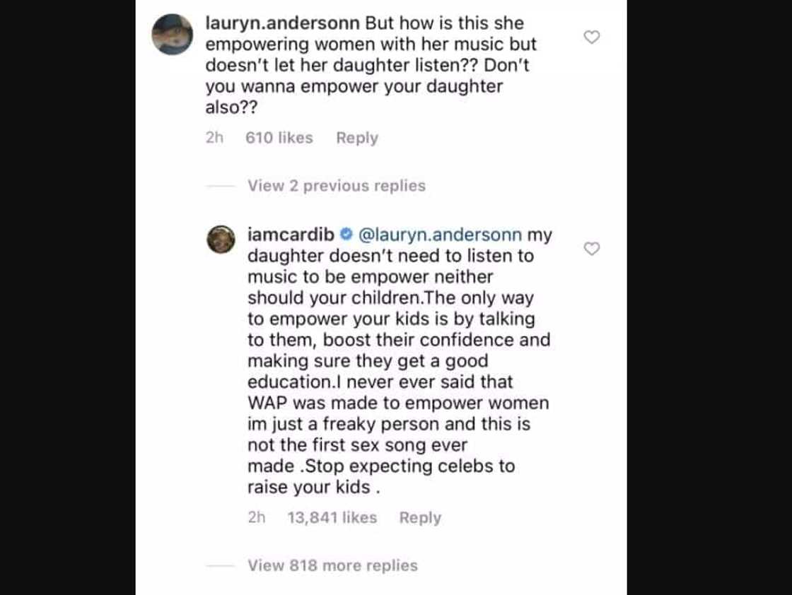 Stop Expecting Celebs to Raise Your Kids: Rapper Cardi B Reacts to Backlash from Mothers over WAP Performance Stop Expecting Celebs to Raise Your Kids: Rapper Cardi B Reacts to Backlash from Mothers over WAP Performance
