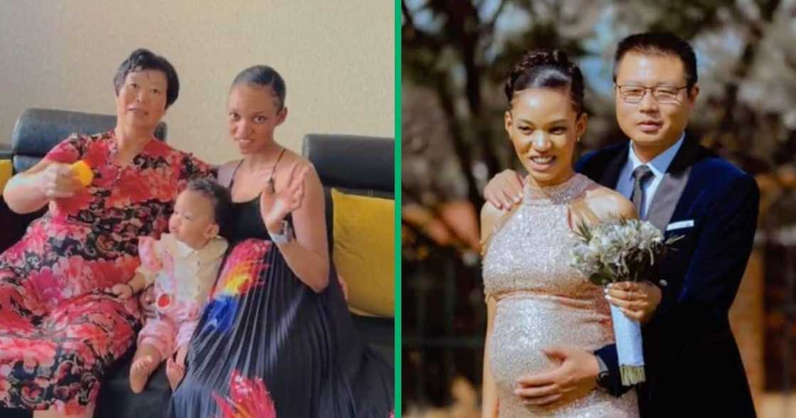 Woman shows meeting her mother-in-law for the first time. Woman shows meeting her mother-in-law for the first time.