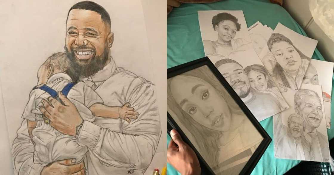 Cassper Nyovest, baby, artist, drawing, stunning