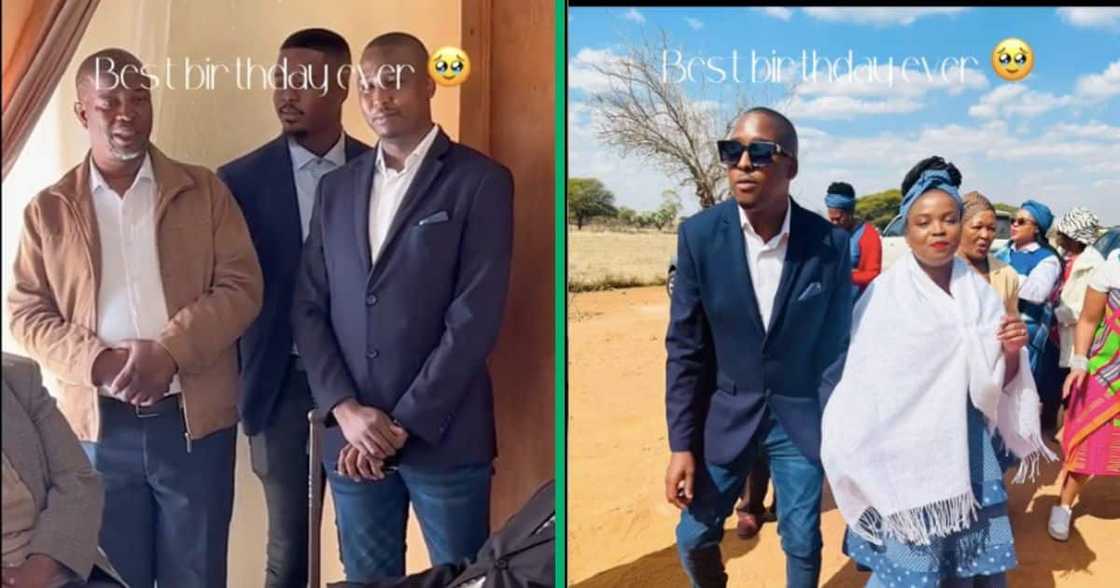 This woman's man paid lobola on her birthday This woman's man paid lobola on her birthday