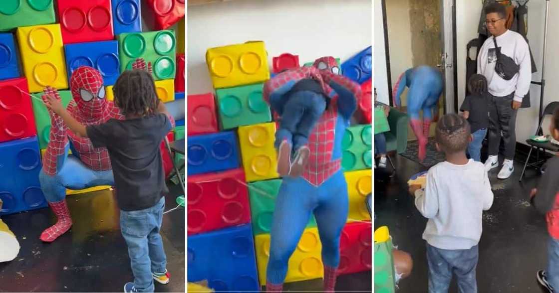 Dad, Son’s Birthday, Spiderman Dad, Son’s Birthday, Spiderman