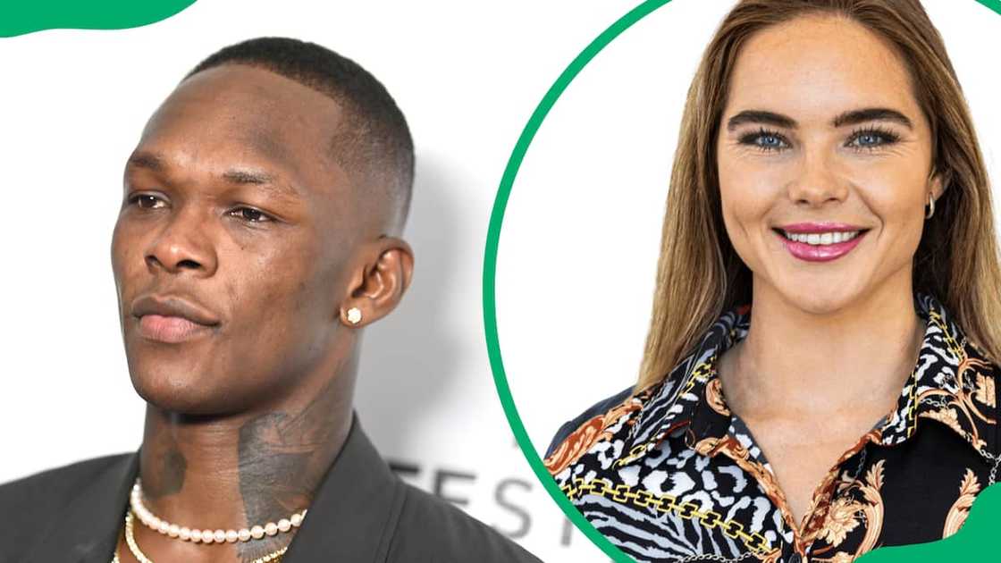Israel Adesanya's ex-girlfriend, Charlotte Powdrell Israel Adesanya's ex-girlfriend, Charlotte Powdrell