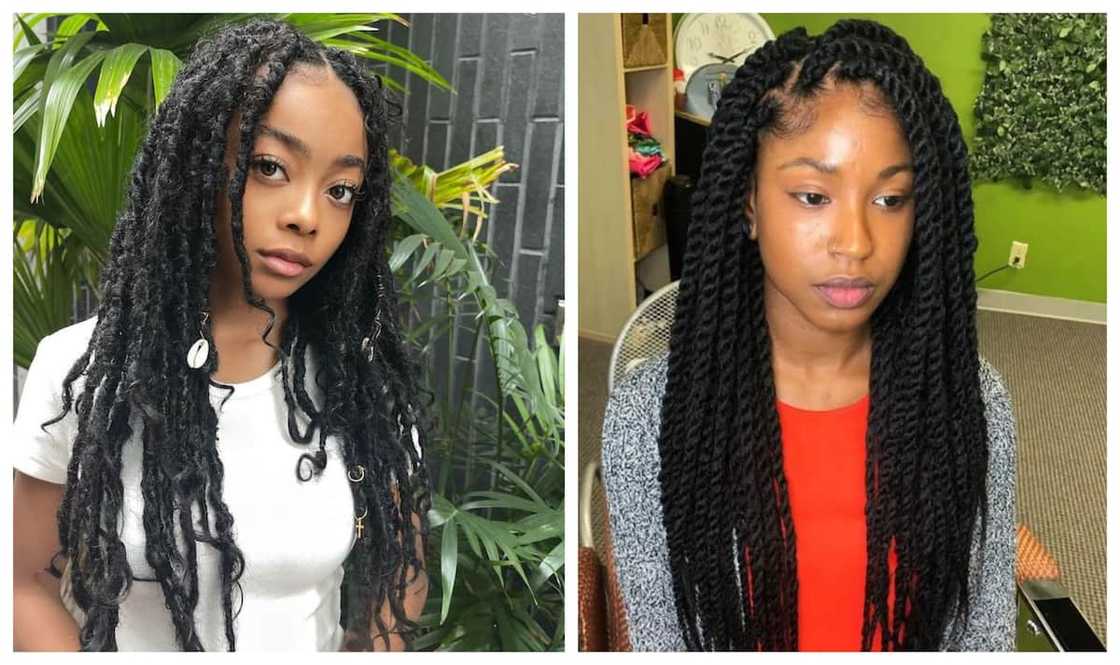 How do you style plaited braids?