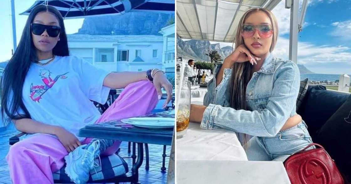 Bonang Matheba and Pinky Bonang Matheba and Pinky
