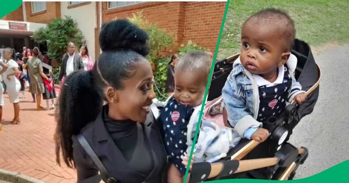 Mom amazed by toddler Mom amazed by toddler