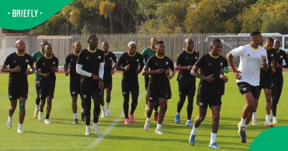 Bafana spent the night at the Port Harcourt International Airport in Nigeria. Bafana spent the night at the Port Harcourt International Airport in Nigeria.